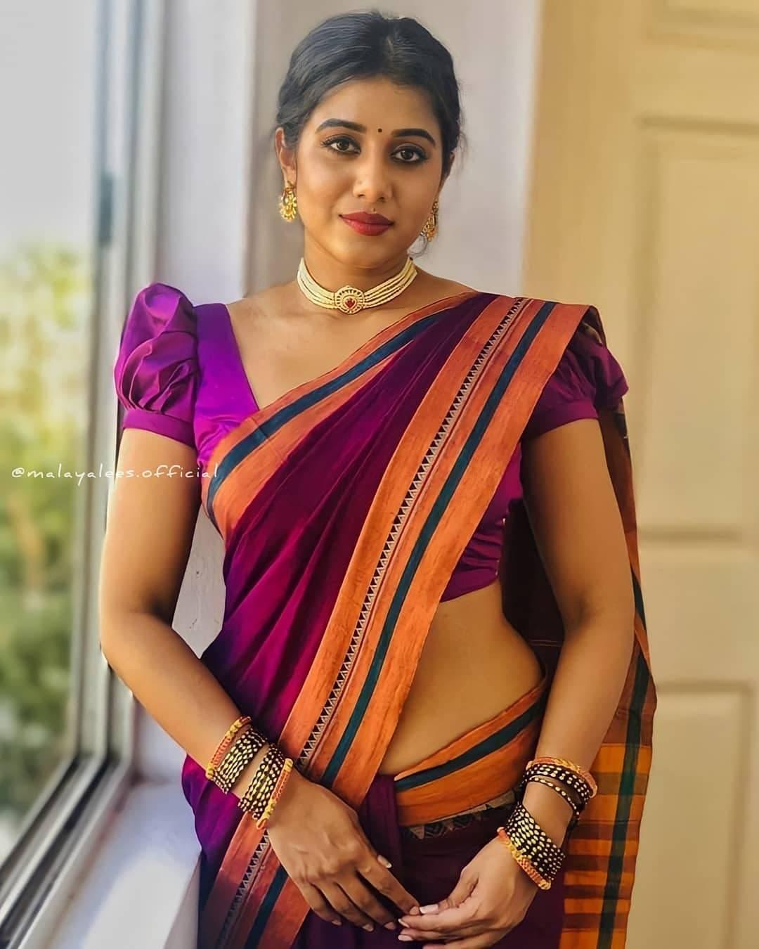 Shilpa Manjunath In Saree Latest Trends Shilpa Manjunath Looking Very Beautiful And Cute