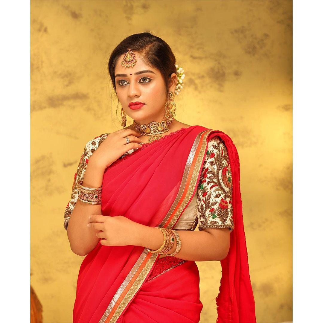 Red saree hot photos | South indian actress Deepshikha looking very  glamorous and hot photos Photos: HD Images, Pictures, Stills, First Look  Posters of Red saree hot photos | South indian actress