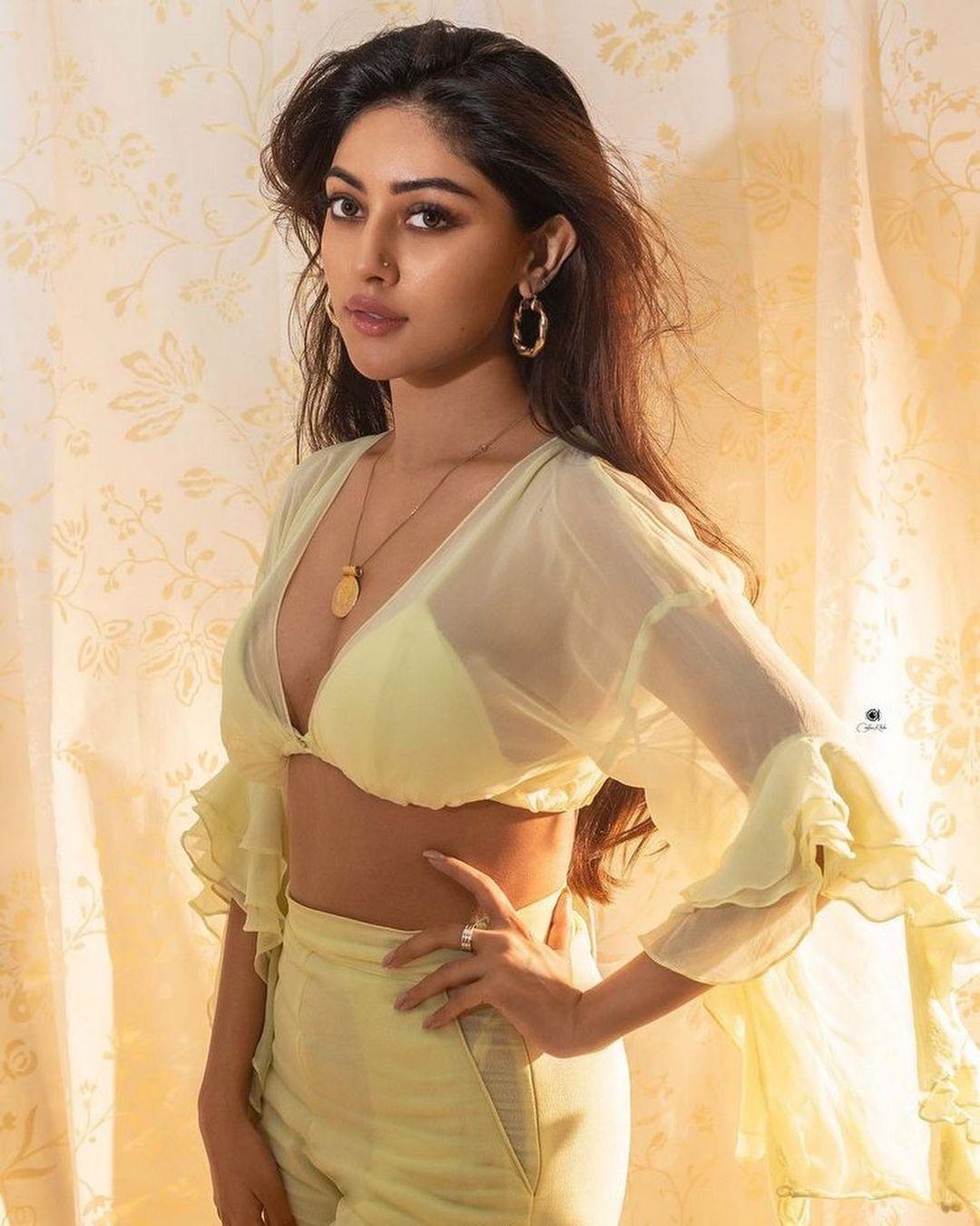 Anu Emmanuel Sex Video - Anu Emmanuel exposing cleavage in transparent yellow dress hot photos |Anu  Emmanuel latest hot and sexy photoshoot Photos: HD Images, Pictures,  Stills, First Look Posters of Anu Emmanuel exposing cleavage in transparent